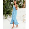image:imageBeryLove Formal Wedding Guest Evening Midi Ruffle Dresses Prom Cocktail Party Mother of The Bride DressLightblue