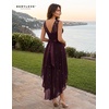 image:imageBeryLove Homecoming Prom Formal Sequin High Low Cocktail Lace Wedding Dress  Women Sparkly Glitter Dresses Bridesmaid Chiffon Backless Gown Party Fashion Floral Dress for Teens 2026 Elegant OutfitsBurgundy