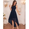 image:imageBeryLove Homecoming Prom Formal Sequin High Low Cocktail Lace Wedding Dress  Women Sparkly Glitter Dresses Bridesmaid Chiffon Backless Gown Party Fashion Floral Dress for Teens 2026 Elegant OutfitsNavy
