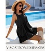 image:imageBeryLove Women Sleeveless Mini Dress Loose Short Babydoll Dresses Casual Party Dresses with Pockets