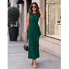 image:imageBeryLove Womens Formal Wedding Guest Slit Dress Classy Sleeveless Long Prom Gala DressesKdarkgreen