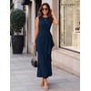image:imageBeryLove Womens Formal Wedding Guest Slit Dress Classy Sleeveless Long Prom Gala DressesKnavy