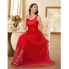 image:imageBeryLove Womens Vintage A Line Homecoming Sequin Maxi Formal Dress  Sleeveless Sequin Silhouette Shimmer Mesh Fabric Perfect for Wedding Cocktail and All Formal EventsLongred