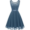 Grey Blue Sequin