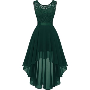 image:imageBeryLove Women Lace Sequin Homecoming Cocktail Dress Formal Wedding Guest  Sparkly High Low Dress with V Back for Holiday Prom Party Elegant Pick for Wedding Guest Evening and Formal OccasionsDarkgreen