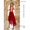 image:imageBeryLove Women Homecoming Cocktail Dress Lace Formal Wedding Guest Party  High Low Dress with V Back for Holiday Prom Elegant Pick for Wedding Guest Evening and Mother of the Bride OccasionsTulle Sequin Red