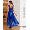 image:imageBeryLove Women Homecoming Cocktail Dress Lace Formal Wedding Guest Party  High Low Dress with V Back for Holiday Prom Elegant Pick for Wedding Guest Evening and Mother of the Bride OccasionsRoyalblue Sequin