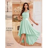 image:imageBeryLove Women Homecoming Cocktail Dress Lace Formal Wedding Guest Party  High Low Dress with V Back for Holiday Prom Elegant Pick for Wedding Guest Evening and Mother of the Bride OccasionsLight Green