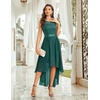image:imageBeryLove Women Homecoming Cocktail Dress Lace Formal Wedding Guest Party  High Low Dress with V Back for Holiday Prom Elegant Pick for Wedding Guest Evening and Mother of the Bride OccasionsPeacockgreen Sequin