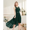 image:imageBeryLove Women Homecoming Cocktail Dress Lace Formal Wedding Guest Party  High Low Dress with V Back for Holiday Prom Elegant Pick for Wedding Guest Evening and Mother of the Bride OccasionsDarkgreen