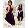 image:imageBeryLove Women Homecoming Cocktail Dress Lace Formal Wedding Guest Party  High Low Dress with V Back for Holiday Prom Elegant Pick for Wedding Guest Evening and Mother of the Bride OccasionsGrape