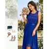 image:imageBeryLove Women Homecoming Cocktail Dress Lace Formal Wedding Guest Party  High Low Dress with V Back for Holiday Prom Elegant Pick for Wedding Guest Evening and Mother of the Bride OccasionsRoyalblue Sequin