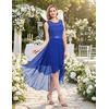 image:imageBeryLove Women Homecoming Cocktail Dress Lace Formal Wedding Guest Party  High Low Dress with V Back for Holiday Prom Elegant Pick for Wedding Guest Evening and Mother of the Bride OccasionsRoyalblue