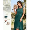 image:imageBeryLove Women Homecoming Cocktail Dress Lace Formal Wedding Guest Party  High Low Dress with V Back for Holiday Prom Elegant Pick for Wedding Guest Evening and Mother of the Bride OccasionsPeacockgreen Sequin