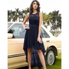 image:imageBeryLove Women Homecoming Cocktail Dress Lace Formal Wedding Guest Party  High Low Dress with V Back for Holiday Prom Elegant Pick for Wedding Guest Evening and Mother of the Bride OccasionsNavy