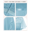 image:imageBeryLove Formal Long Dresses for Women Wedding Guest Cocktail Bridesmaid  Airy Lace amp Chiffon Evening Gown Flutter Sleeve Ideal for Mother of the Bride Prom Homecoming Party amp SemiFormal EventsLight Blue