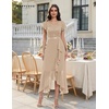 image:imageBeryLove Formal Long Dresses for Women Wedding Guest Cocktail Bridesmaid  Airy Lace amp Chiffon Evening Gown Flutter Sleeve Ideal for Mother of the Bride Prom Homecoming Party amp SemiFormal EventsChampagne Sequin