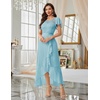 image:imageBeryLove Formal Long Dresses for Women Wedding Guest Cocktail Bridesmaid  Airy Lace amp Chiffon Evening Gown Flutter Sleeve Ideal for Mother of the Bride Prom Homecoming Party amp SemiFormal EventsLight Blue
