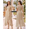 image:imageBeryLove Formal Long Dresses for Women Wedding Guest Cocktail Bridesmaid  Airy Lace amp Chiffon Evening Gown Flutter Sleeve Ideal for Mother of the Bride Prom Homecoming Party amp SemiFormal EventsChampagne
