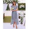 image:imageBeryLove Formal Long Dresses for Women Wedding Guest Cocktail Bridesmaid  Airy Lace amp Chiffon Evening Gown Flutter Sleeve Ideal for Mother of the Bride Prom Homecoming Party amp SemiFormal EventsGrey