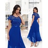 image:imageBeryLove Formal Long Dresses for Women Wedding Guest Cocktail Bridesmaid  Airy Lace amp Chiffon Evening Gown Flutter Sleeve Ideal for Mother of the Bride Prom Homecoming Party amp SemiFormal EventsRoyalblue Sequin