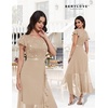 image:imageBeryLove Formal Long Dresses for Women Wedding Guest Cocktail Bridesmaid  Airy Lace amp Chiffon Evening Gown Flutter Sleeve Ideal for Mother of the Bride Prom Homecoming Party amp SemiFormal EventsChampagne Sequin