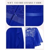 image:imageBeryLove Formal Long Dresses for Women Wedding Guest Cocktail Bridesmaid  Airy Lace amp Chiffon Evening Gown Flutter Sleeve Ideal for Mother of the Bride Prom Homecoming Party amp SemiFormal EventsRoyalblue