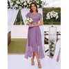 image:imageBeryLove Formal Long Dresses for Women Wedding Guest Cocktail Bridesmaid  Airy Lace amp Chiffon Evening Gown Flutter Sleeve Ideal for Mother of the Bride Prom Homecoming Party amp SemiFormal EventsPurple