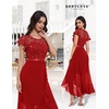 image:imageBeryLove Formal Long Dresses for Women Wedding Guest Cocktail Bridesmaid  Airy Lace amp Chiffon Evening Gown Flutter Sleeve Ideal for Mother of the Bride Prom Homecoming Party amp SemiFormal EventsRed Sequin