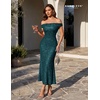 image:imageBeryLove Homecoming Wedding Guest Formal Sequin Long Bodycon Dress  Off Shoulder Sexy Birthday Party Cocktail Tie Back Sleeveless Long Bridesmaid Sparkly Vintage Fitted Event Night GownDustyblue