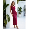 image:imageBeryLove Homecoming Wedding Guest Formal Sequin Long Bodycon Dress  Off Shoulder Sexy Birthday Party Cocktail Tie Back Sleeveless Long Bridesmaid Sparkly Vintage Fitted Event Night GownBrose Red