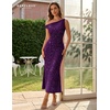 image:imageBeryLove Homecoming Wedding Guest Formal Sequin Long Bodycon Dress  Off Shoulder Sexy Birthday Party Cocktail Tie Back Sleeveless Long Bridesmaid Sparkly Vintage Fitted Event Night GownBgrape