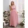 image:imageBeryLove Women Long Sleeve Formal Wedding Guest Mother of the Bride Dress  Lace amp Chiffon Fabric Elegant Modest Maxi Gown Ideal for Prom Bridesmaid Cocktail Party Evening GalaBlush