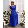 image:imageBeryLove Women Long Sleeve Formal Wedding Guest Mother of the Bride Dress  Lace amp Chiffon Fabric Elegant Modest Maxi Gown Ideal for Prom Bridesmaid Cocktail Party Evening GalaRoyalblue