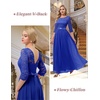 image:imageBeryLove Women Long Sleeve Formal Wedding Guest Mother of the Bride Dress  Lace amp Chiffon Fabric Elegant Modest Maxi Gown Ideal for Prom Bridesmaid Cocktail Party Evening GalaRoyalblue