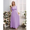 image:imageBeryLove Women Long Sleeve Formal Wedding Guest Mother of the Bride Dress  Lace amp Chiffon Fabric Elegant Modest Maxi Gown Ideal for Prom Bridesmaid Cocktail Party Evening GalaLavender