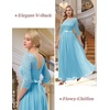 image:imageBeryLove Women Long Sleeve Formal Wedding Guest Mother of the Bride Dress  Lace amp Chiffon Fabric Elegant Modest Maxi Gown Ideal for Prom Bridesmaid Cocktail Party Evening GalaLight Blue