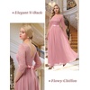 image:imageBeryLove Women Long Sleeve Formal Wedding Guest Mother of the Bride Dress  Lace amp Chiffon Fabric Elegant Modest Maxi Gown Ideal for Prom Bridesmaid Cocktail Party Evening GalaBlush
