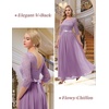 image:imageBeryLove Women Long Sleeve Formal Wedding Guest Mother of the Bride Dress  Lace amp Chiffon Fabric Elegant Modest Maxi Gown Ideal for Prom Bridesmaid Cocktail Party Evening GalaPurple