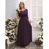 image:imageBeryLove Women Long Sleeve Formal Wedding Guest Mother of the Bride Dress  Lace amp Chiffon Fabric Elegant Modest Maxi Gown Ideal for Prom Bridesmaid Cocktail Party Evening GalaGrape