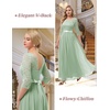 image:imageBeryLove Women Long Sleeve Formal Wedding Guest Mother of the Bride Dress  Lace amp Chiffon Fabric Elegant Modest Maxi Gown Ideal for Prom Bridesmaid Cocktail Party Evening GalaLight Green
