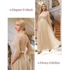 image:imageBeryLove Women Long Sleeve Formal Wedding Guest Mother of the Bride Dress  Lace amp Chiffon Fabric Elegant Modest Maxi Gown Ideal for Prom Bridesmaid Cocktail Party Evening GalaChampagne