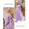 image:imageBeryLove Women Long Sleeve Formal Wedding Guest Mother of the Bride Dress  Lace amp Chiffon Fabric Elegant Modest Maxi Gown Ideal for Prom Bridesmaid Cocktail Party Evening GalaLavender