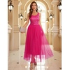 image:imageBeryLove Womens A Line Homecoming Sequin Maxi Formal Dress  Sleeveless Sequin Silhouette Shimmer Mesh Fabric Perfect for Wedding Cocktail and All Formal EventsLongrose Red