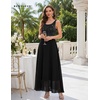 image:imageBeryLove Womens A Line Homecoming Sequin Maxi Formal Dress  Sleeveless Sequin Silhouette Shimmer Mesh Fabric Perfect for Wedding Cocktail and All Formal EventsBlack