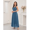 image:imageBeryLove Womens A Line Homecoming Sequin Maxi Formal Dress  Sleeveless Sequin Silhouette Shimmer Mesh Fabric Perfect for Wedding Cocktail and All Formal EventsGrey Blue