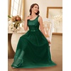 image:imageBeryLove Womens A Line Homecoming Sequin Maxi Formal Dress  Sleeveless Sequin Silhouette Shimmer Mesh Fabric Perfect for Wedding Cocktail and All Formal EventsLongdarkgreen