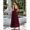 image:imageBeryLove Womens A Line Homecoming Sequin Maxi Formal Dress  Sleeveless Sequin Silhouette Shimmer Mesh Fabric Perfect for Wedding Cocktail and All Formal EventsBurgundy