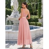 image:imageBeryLove Womens A Line Homecoming Sequin Maxi Formal Dress  Sleeveless Sequin Silhouette Shimmer Mesh Fabric Perfect for Wedding Cocktail and All Formal EventsBlush