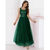image:imageBeryLove Womens A Line Homecoming Sequin Maxi Formal Dress  Sleeveless Sequin Silhouette Shimmer Mesh Fabric Perfect for Wedding Cocktail and All Formal EventsLongdarkgreen